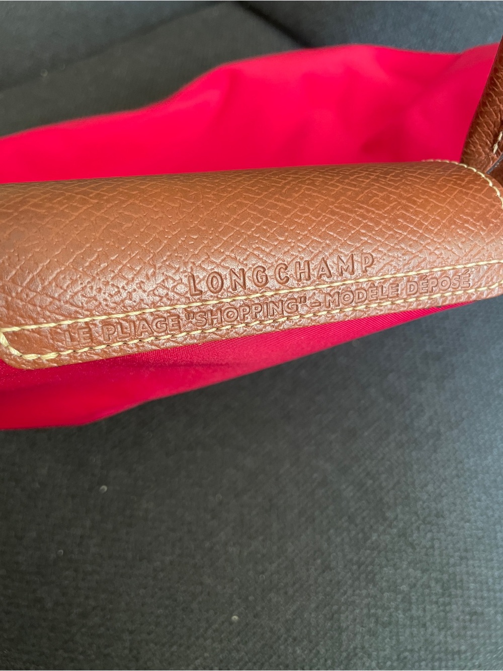 Longchamp Le Pliage Original Tote, Cherry Red, Medium - Picture 2 of 11